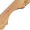 Ekena Millwork 5 1/2"W x 6"D x 6"H Olympic Smooth Knee Brace, Western Red Cedar BRC06X06X06OLY00SWR - alternate 3
